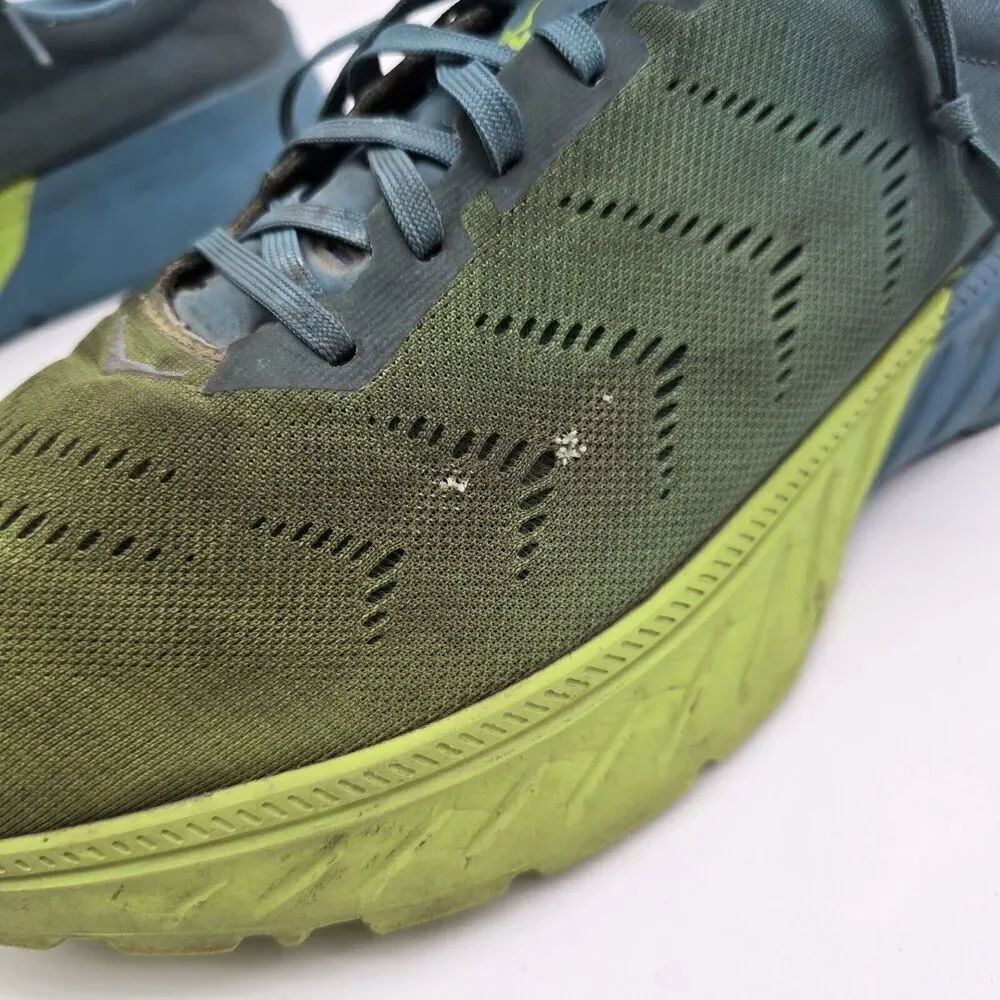 Hoka Mach 2 Mens 11.5 46 Green Blue Shoes Sneaker Athletic Training Running